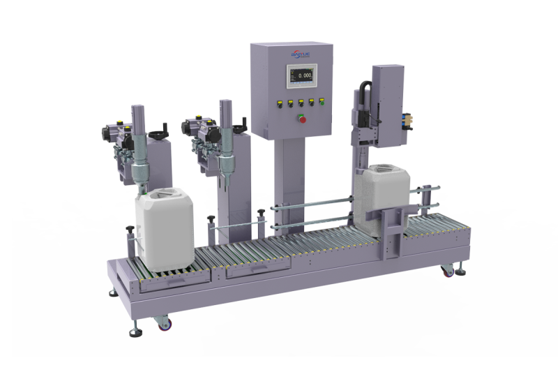 液体灌装机配带锁盖机 双头灌装机/锁盖机 