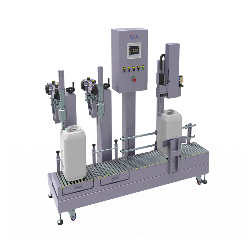 液体灌装机配带锁盖机 双头灌装机/锁盖机 